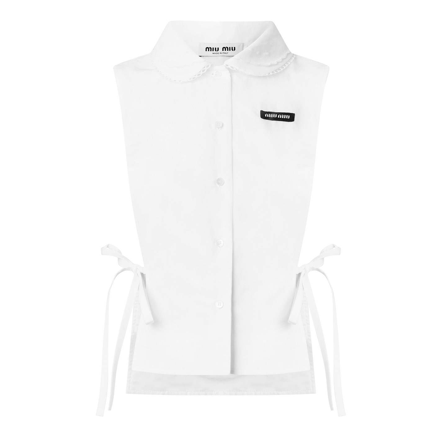 MIU MIU | Women's Popeline T-Shirt | Women | Bianco | Flannels