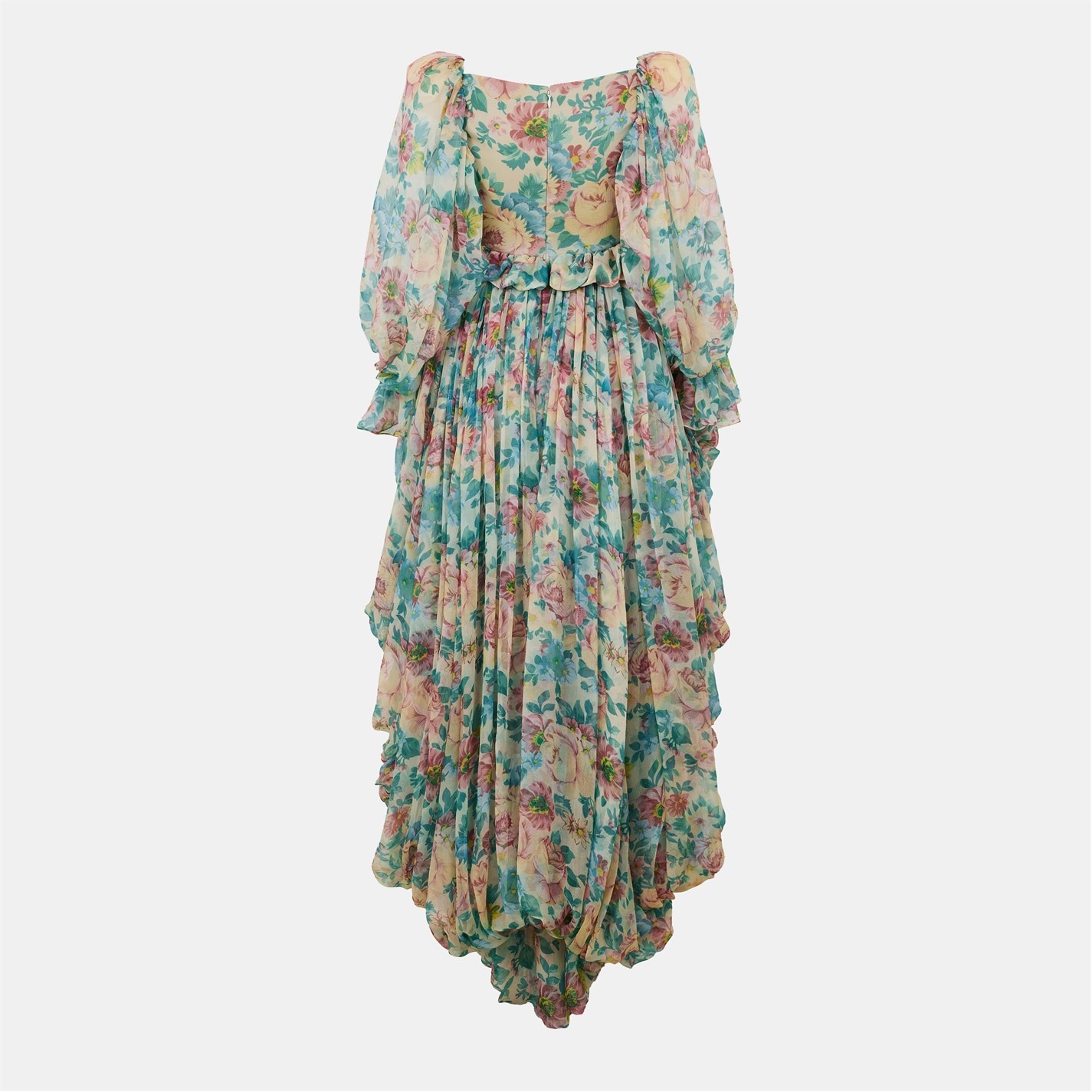 CHLOE | Women's Chiffon Maxi Dress | Women | Seedpearl Beige | Flannels