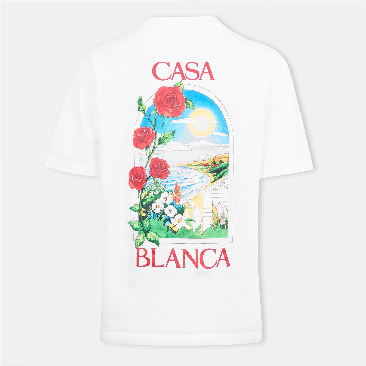 CASABLANCA | Women's Casa Days Print Oversized T-Shirts | Women | White ...