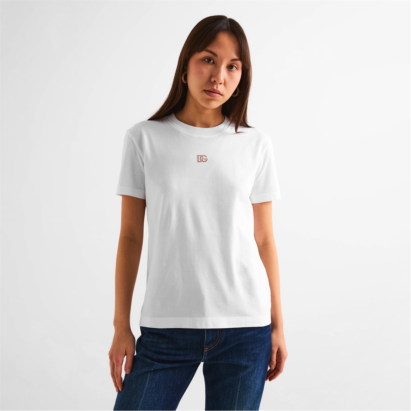DOLCE AND GABBANA | Women's Cotton Short-Sleeve T-Shirt | Women