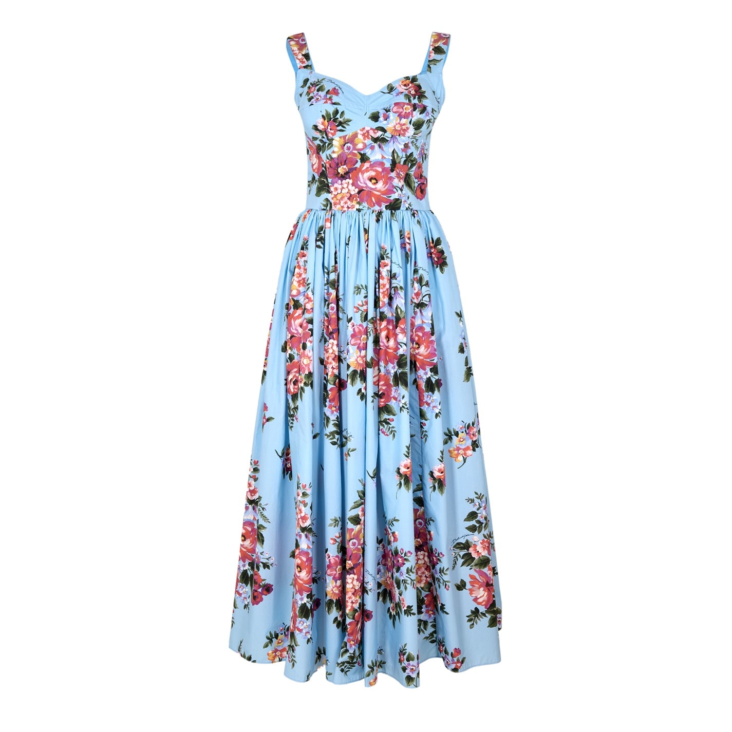 DOLCE AND GABBANA DG Floral Dress Ld61 DOLCE AND GABBANA DG Floral Dress Ld61