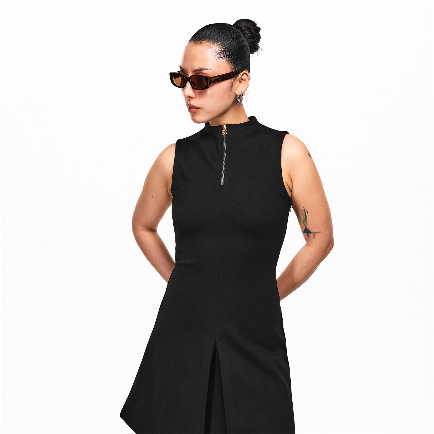 Hugo | Women's Skater Dress | Women | Black 001 | Flannels Fashion Ireland Hugo | Women's Skater Dress | Women | Black 001 | Flannels Fashion Ireland