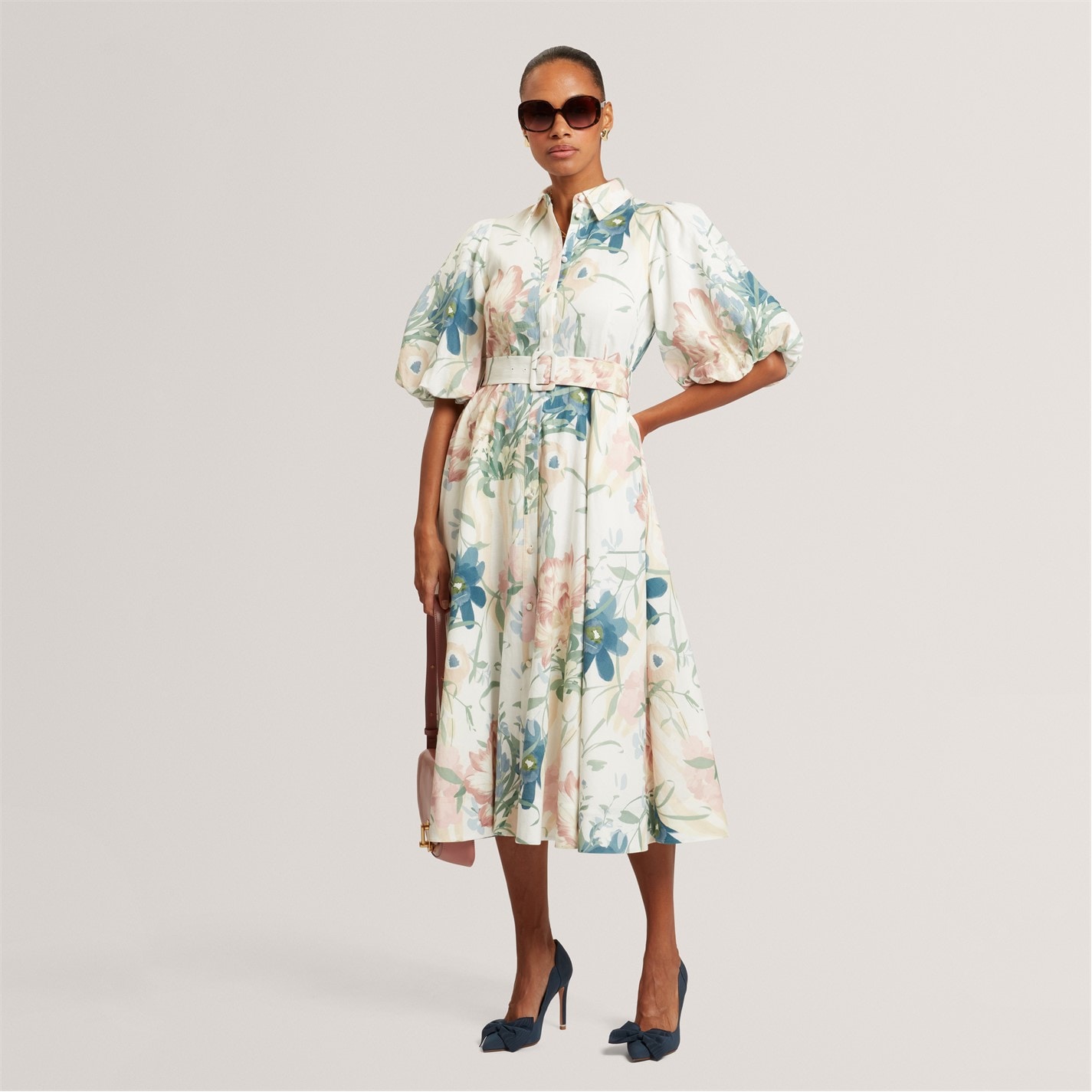 Ted Baker | Women's Shirt Dress | Women | Ivory | Flannels Fashion Ireland