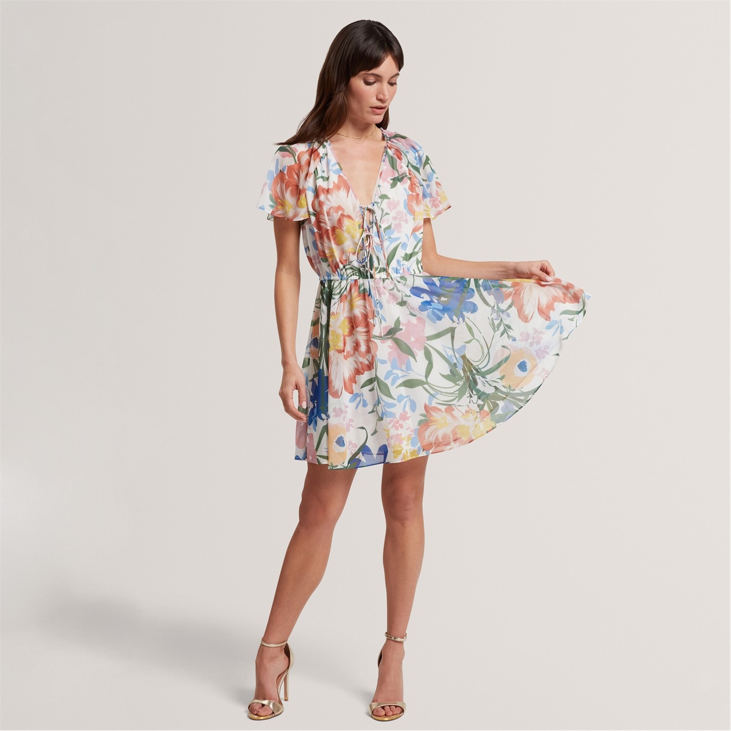 josephine midi dress Josephine Midi Dress in Red Polkadot