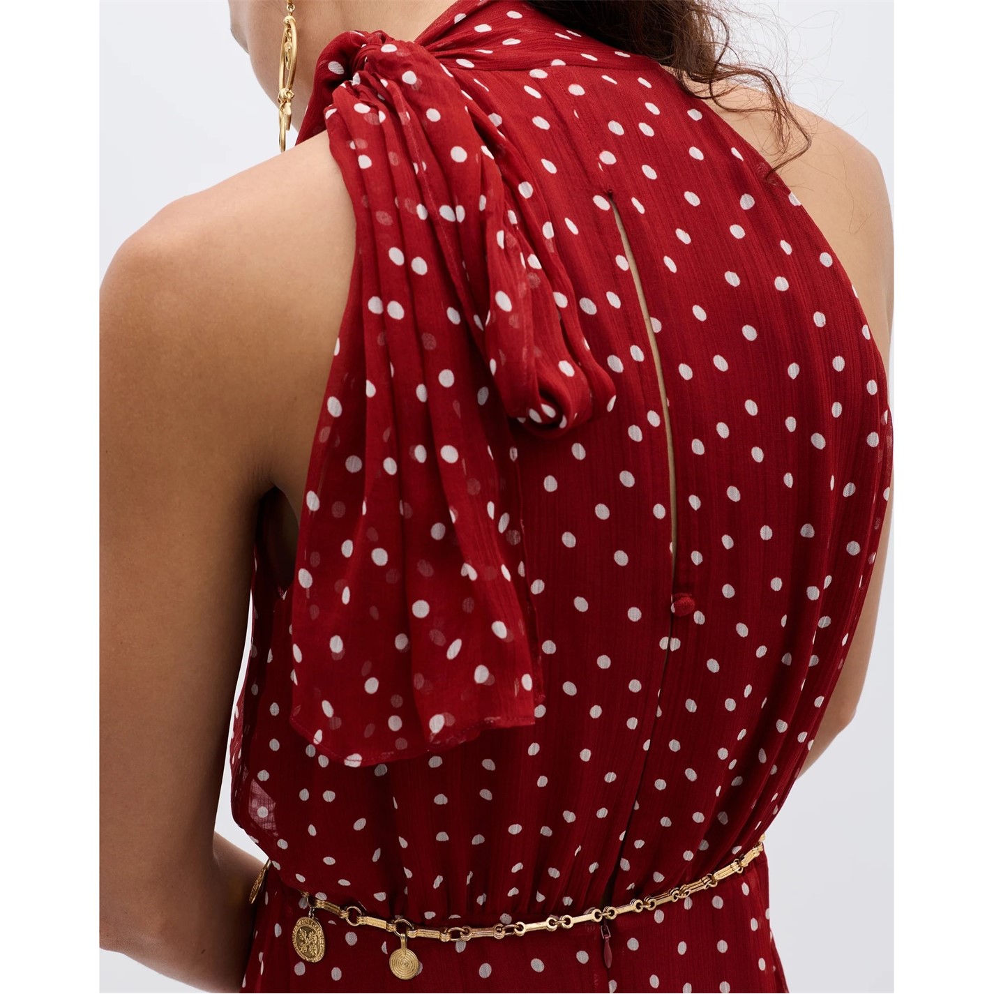 open lace back dress Burgundy A-Line Prom Dress,Lace Tea Length Homecoming Dress,Vintage Prom Dress PD00029, US4 / Red main image 1