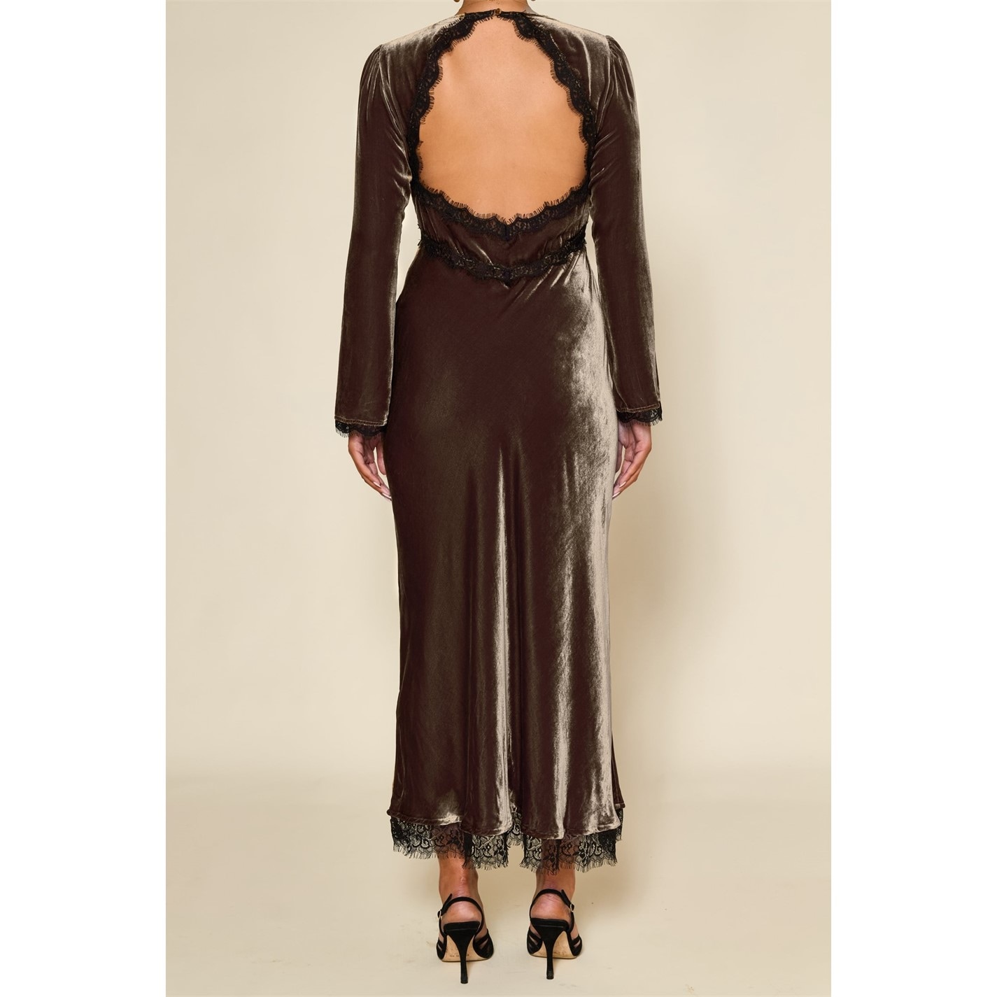 RIXO | Women's Alesha Boho Dress | Women | Mink