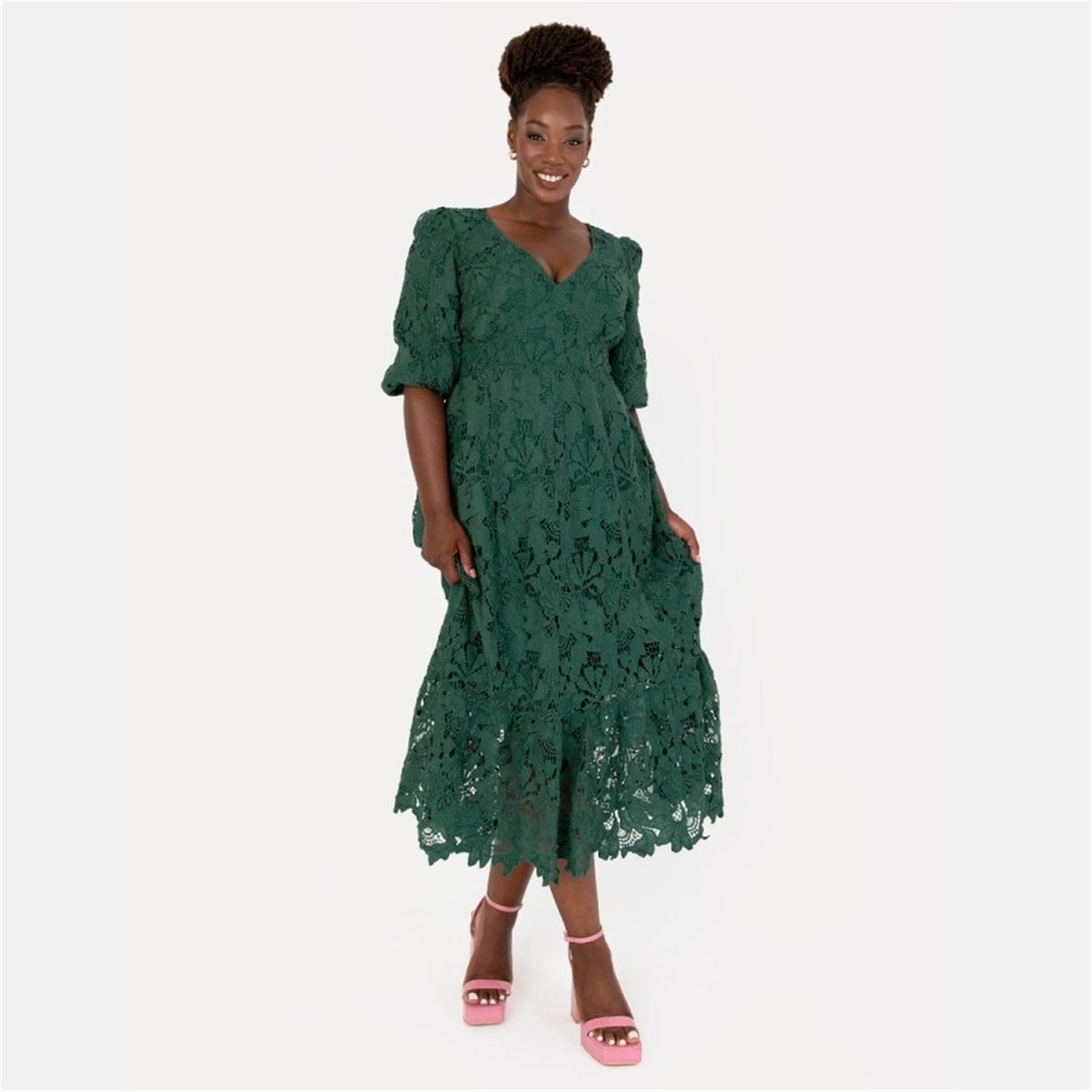 pleated denim dress Blue Mini with Skirt M 12054652-FK9 Color:Desert Rose (RosyBrown) shes that girl Asos Design Modest Long