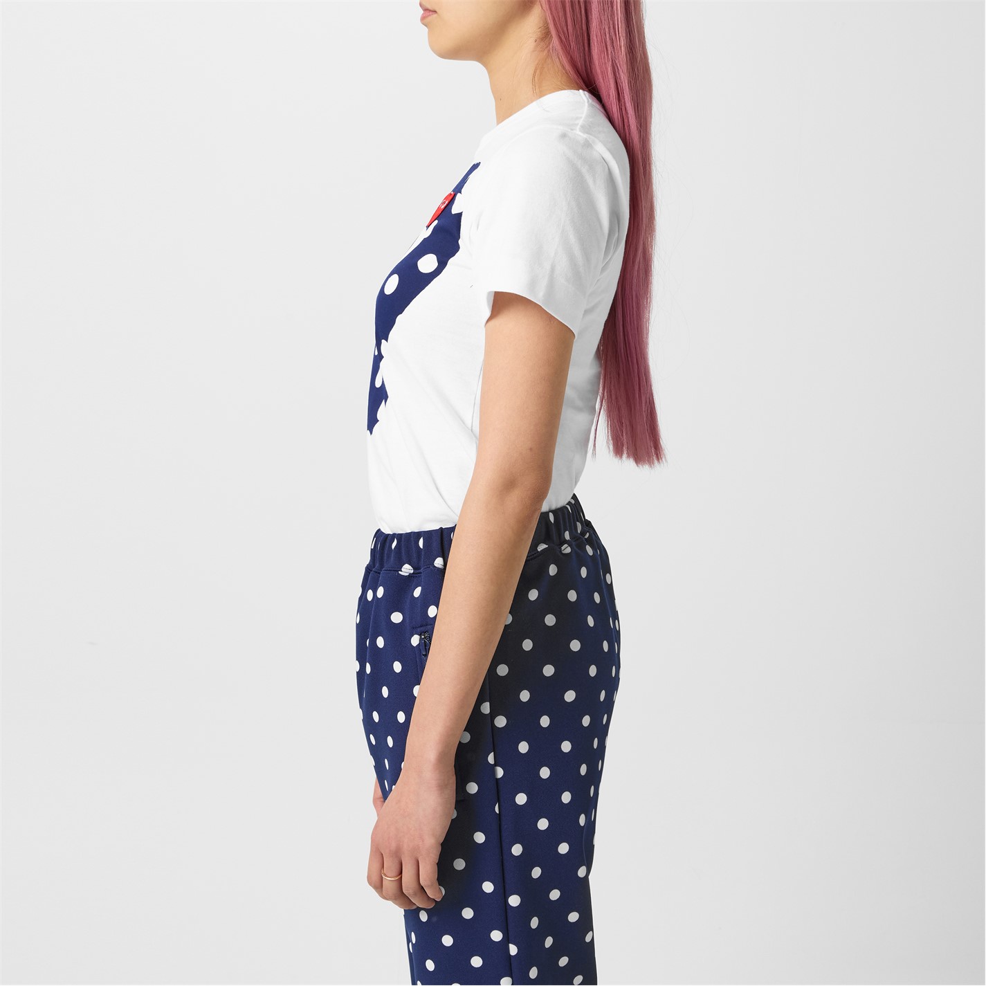 COMME DES GARCONS PLAY | Big Heart Polka-Dot T-Shirt | Women