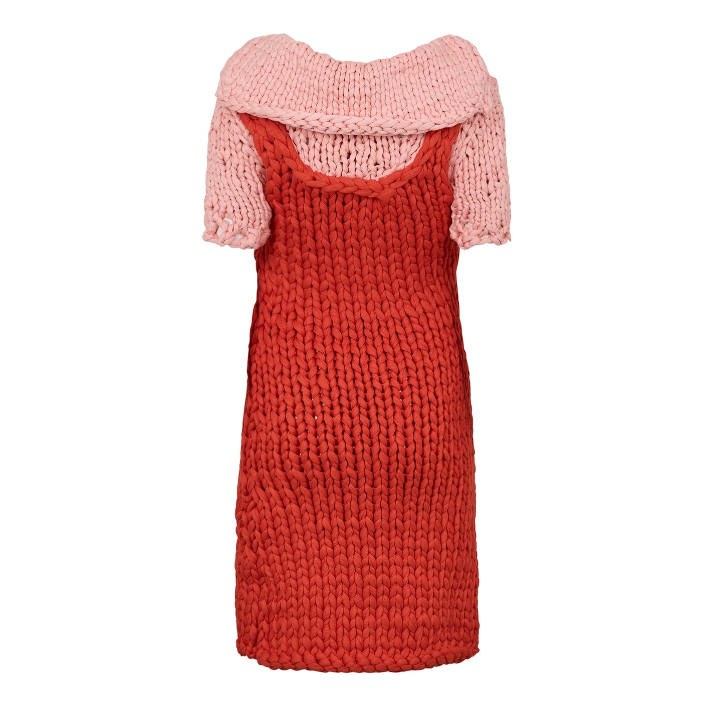 BOTTEGA VENETA | Women's Knitted Dress | Women | Tomato/Flam | Flannels