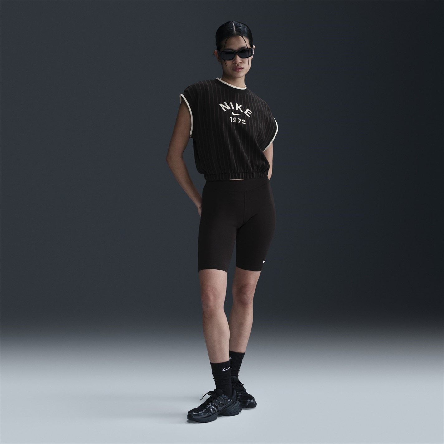LEEZ Women Knit Sweater Tank - Black