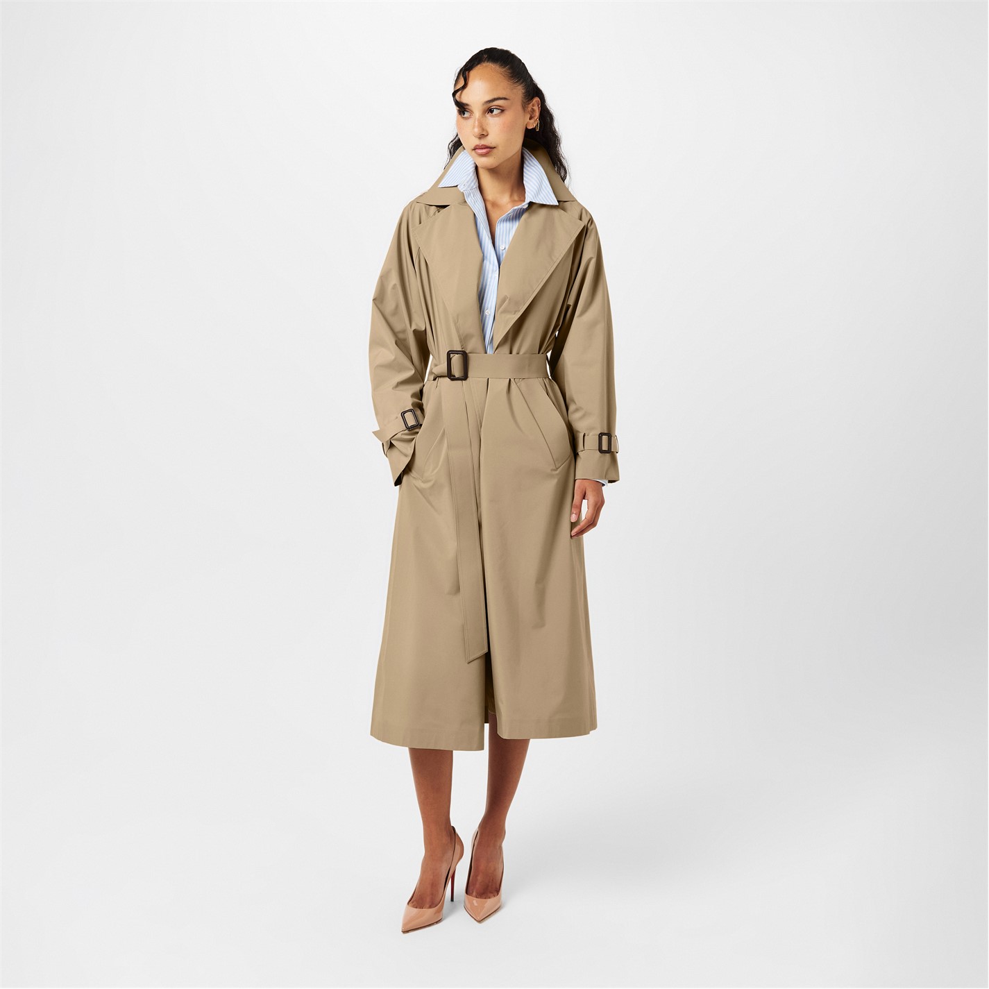 Flannels oversized trench coat – best spring trench coat for women 2026