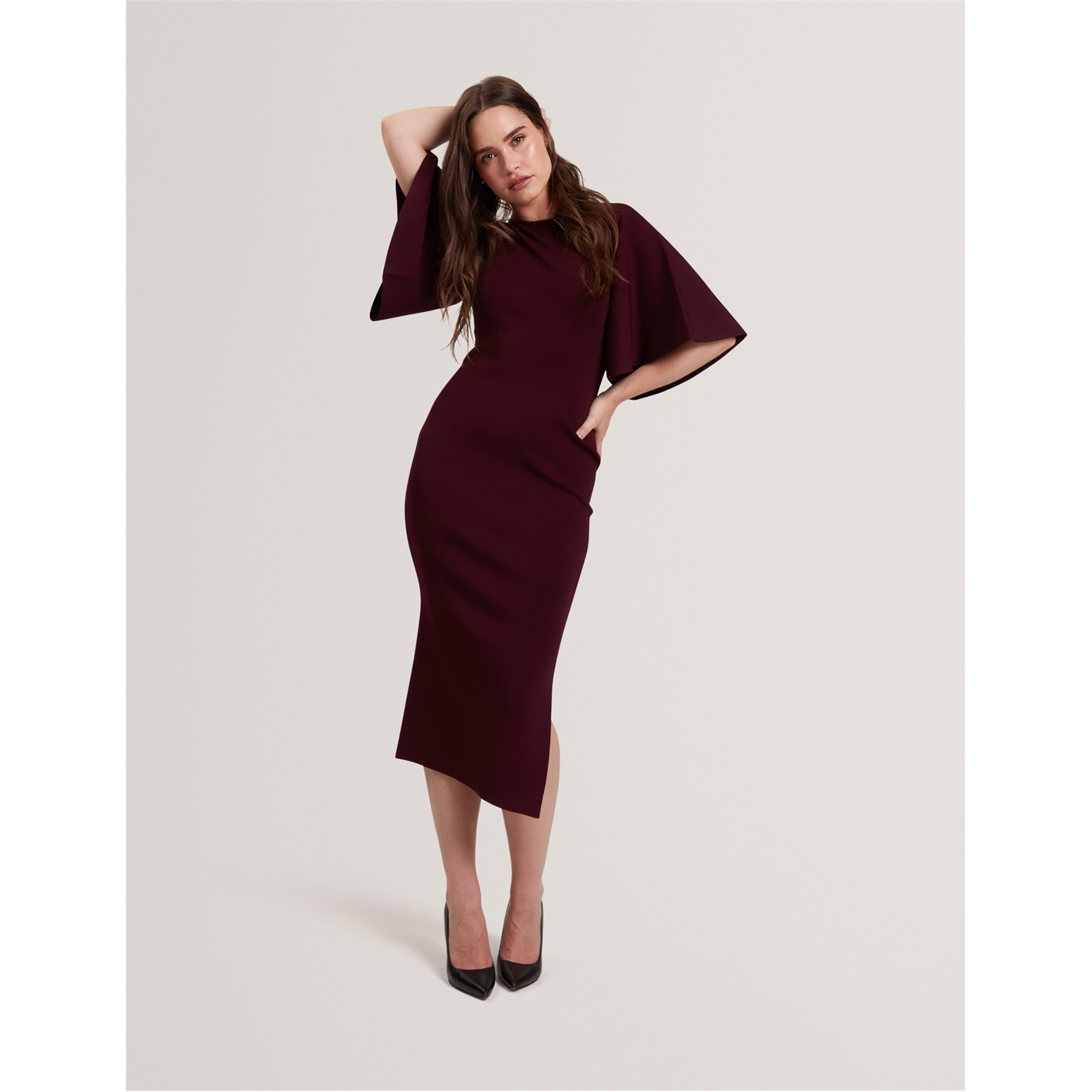 Ted Baker | Flute Midaxi Dress | Women | Knitted Dresses | Flannels Fashion  Ireland