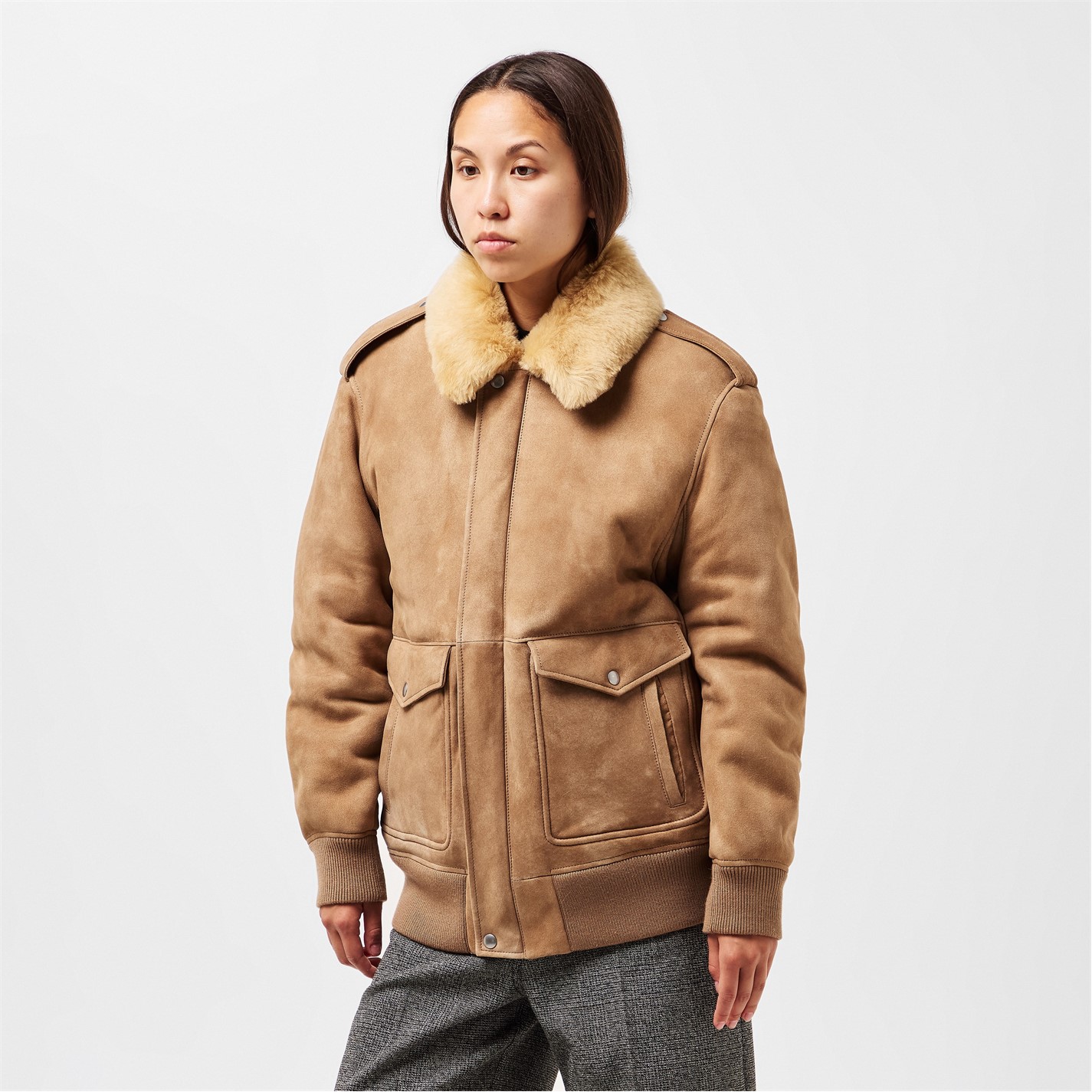 PRADA | Women's High-Quality Shearling Jacket | Women | Cord