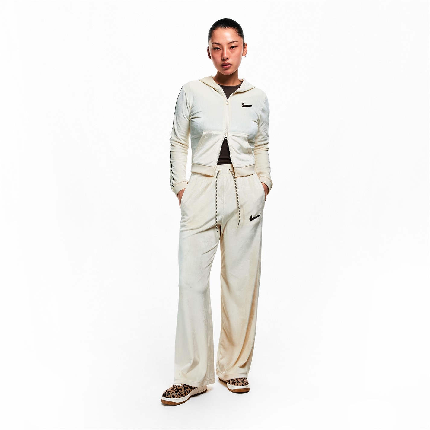 nike velour womens tracksuit