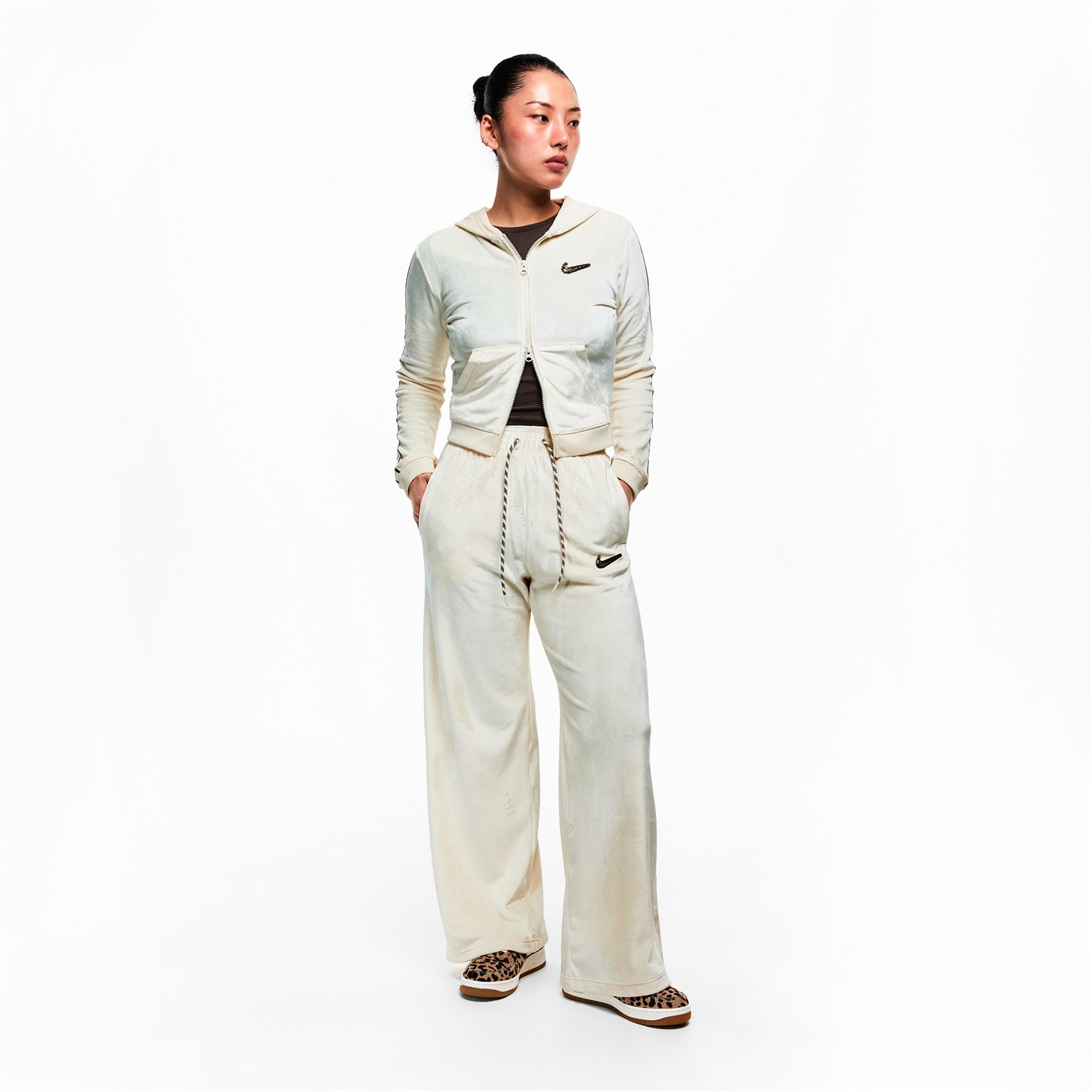 nike coconut milk swoosh tracksuit