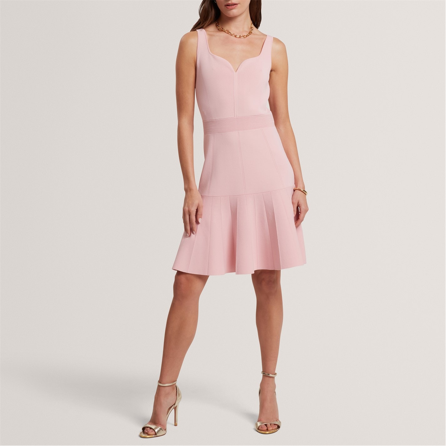 Ted Baker | Ted Baker Knitted Skater Dress | Women | Knitted Dresses |  Flannels Fashion Ireland