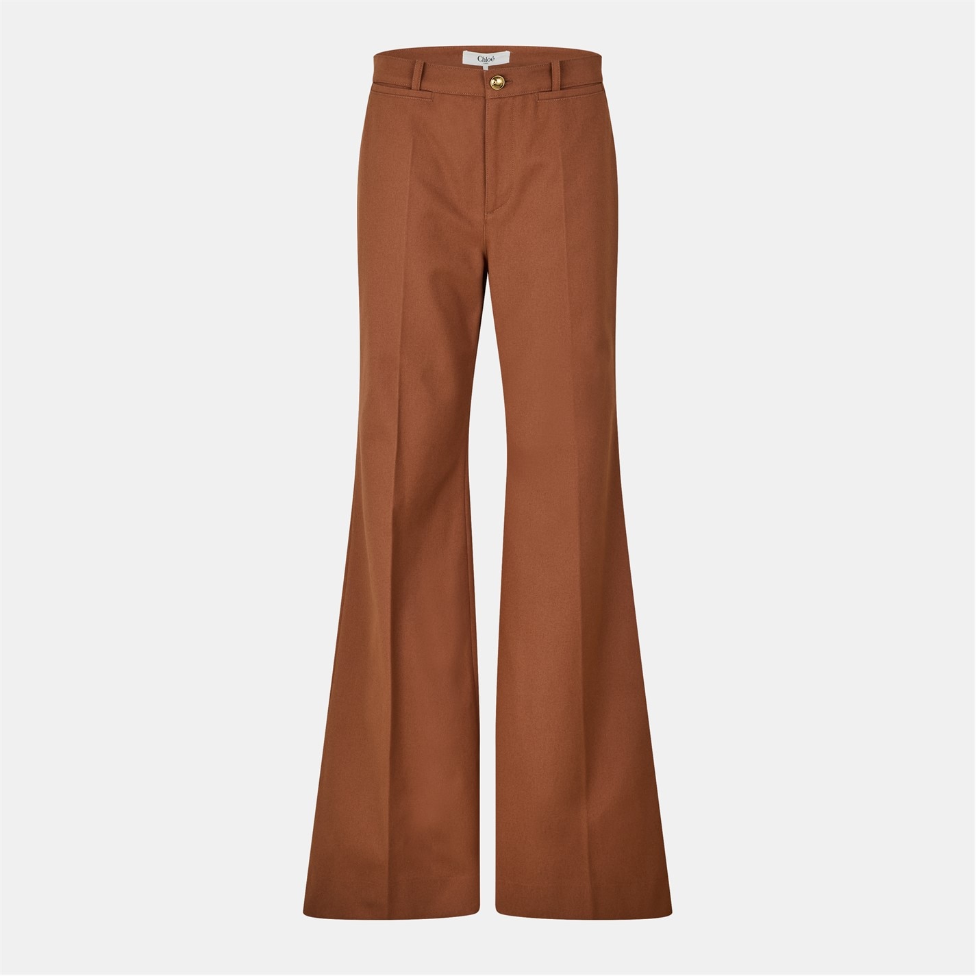CHLOE | Women's Wide Leg Trousers | Women | Nougat | Flannels
