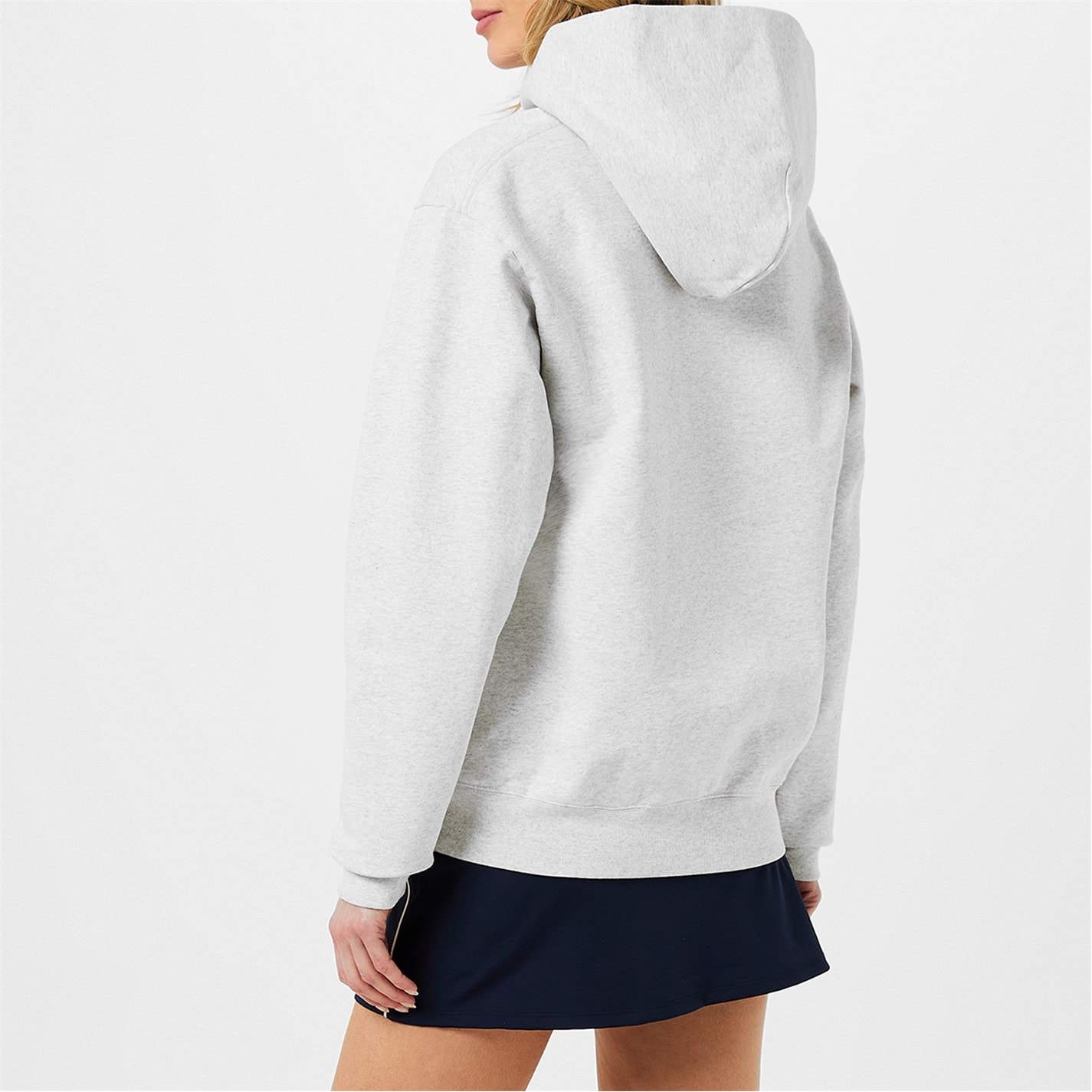 SPORTY AND RICH | Wellness Hoodie | Women | Grey/Black | Flannels