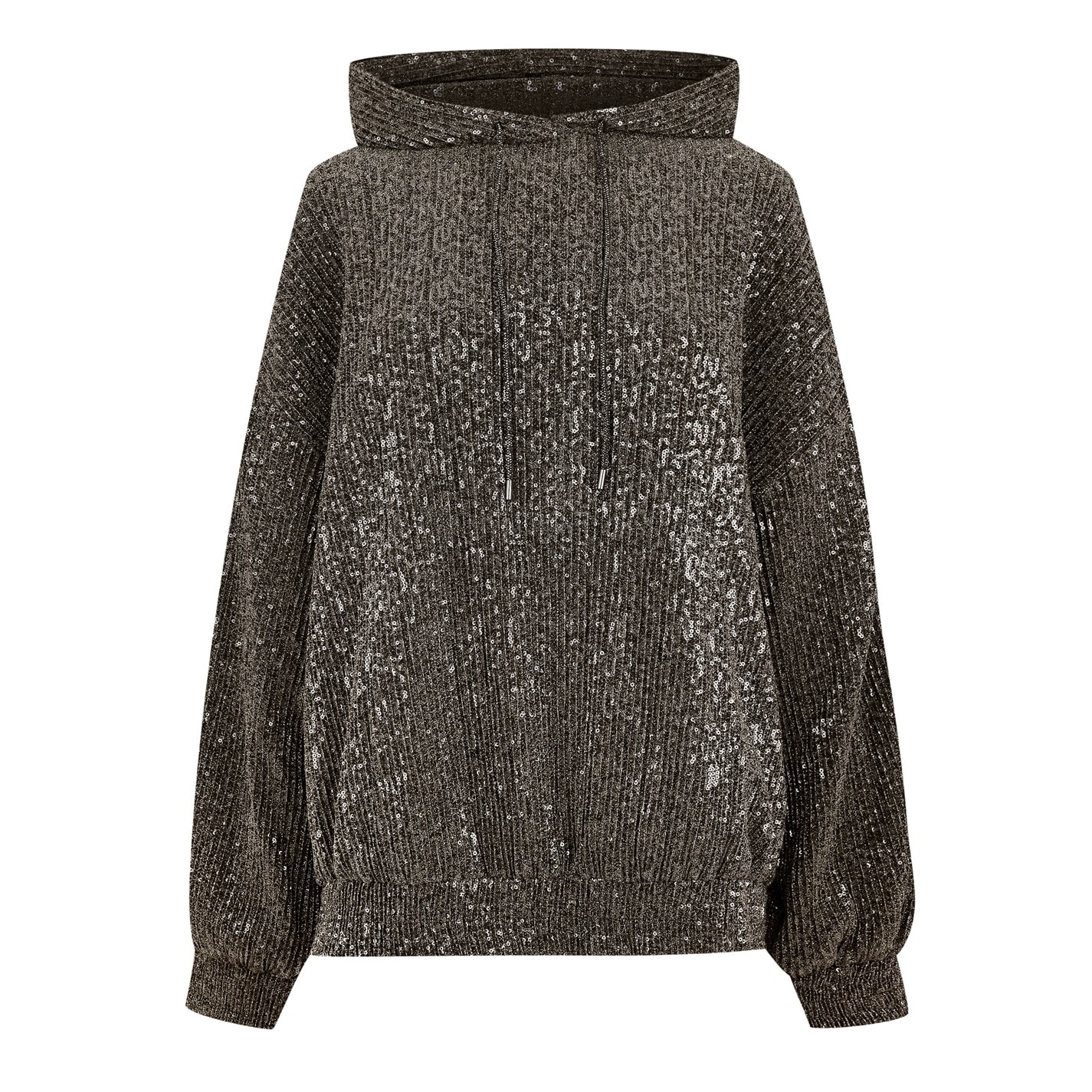 Glitz & Denim Sequin Hoodie Set main image 1