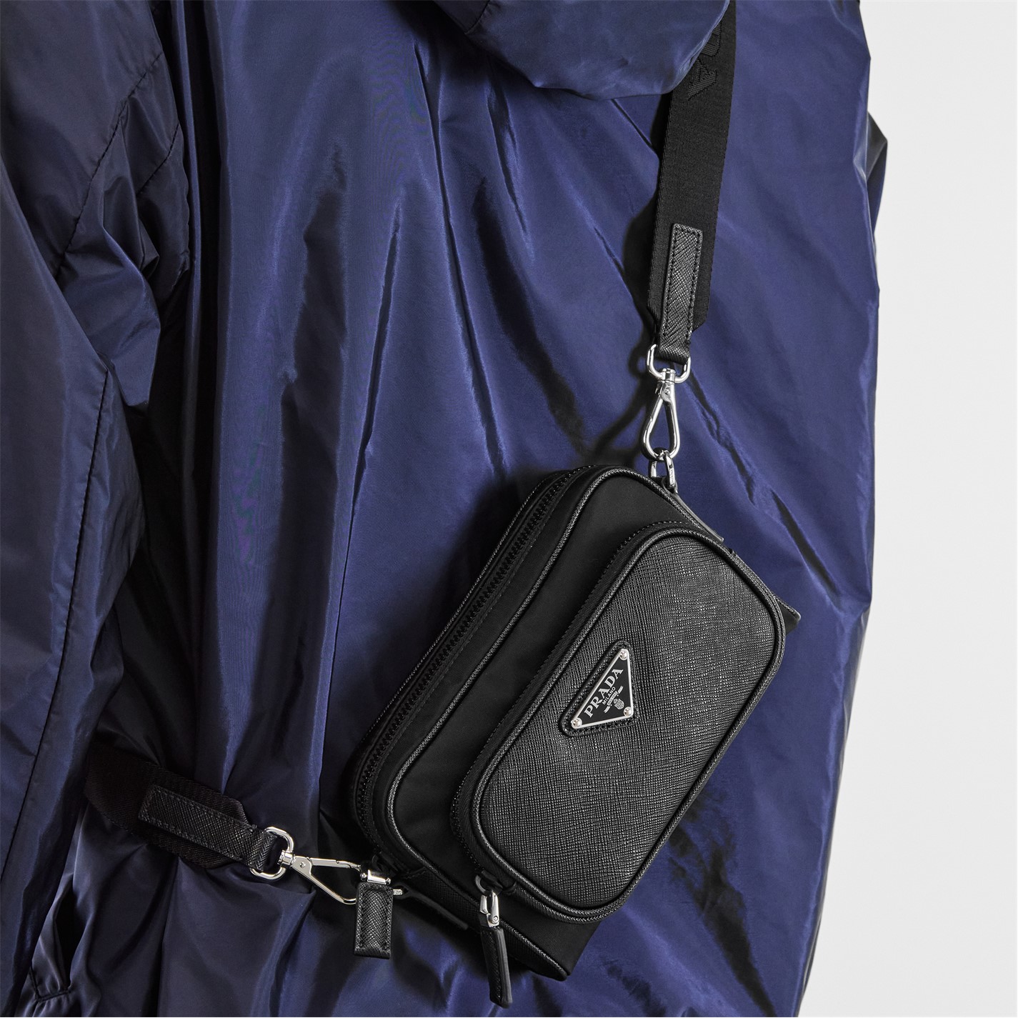 PRADA | Men's Camera Cross Body Bag | Unisex | Black | Flannels