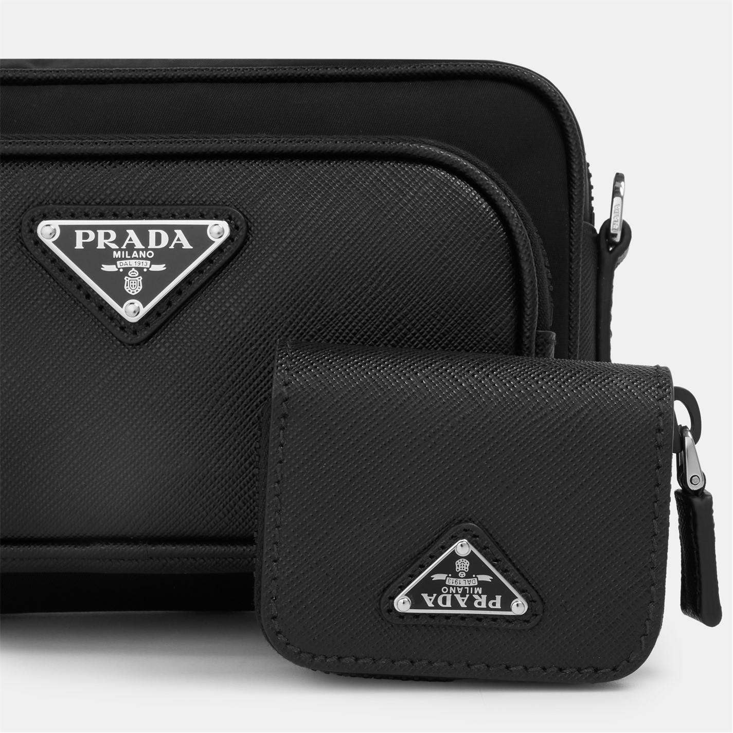 PRADA | Men's Camera Cross Body Bag | Unisex | Black | Flannels PRADA | Men's Camera Cross Body Bag | Unisex | Black | Flannels