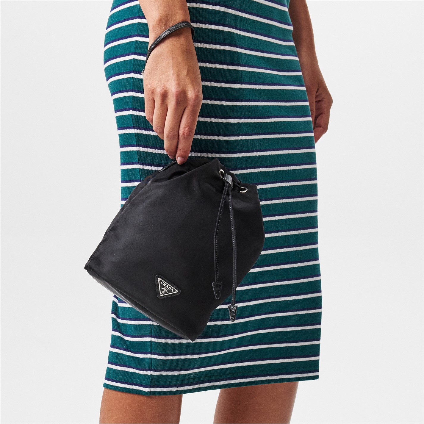 PRADA | Women's Galleria Structured Pouch | Women | Nero | Flannels