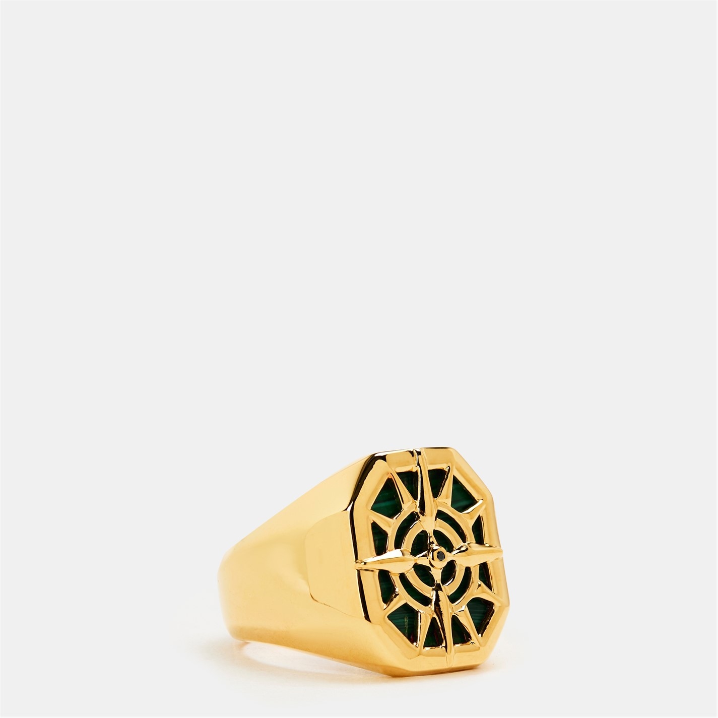 Thomas Country Rings Thomas Sabo | Compass Solitaire Ring | Unisex | Black | Flannels ...