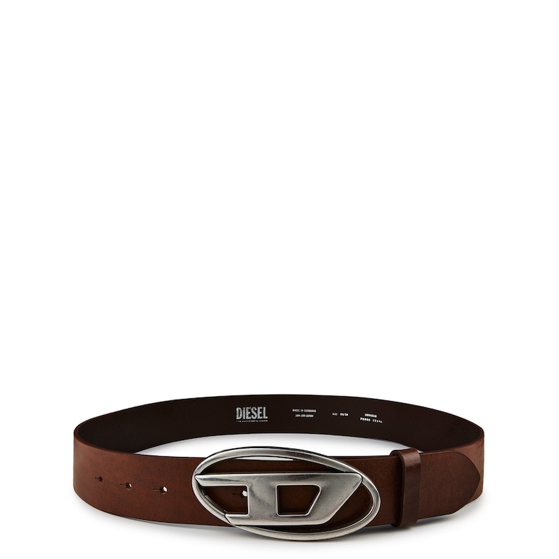 Kings Of Indigo Koi Small Belt - Cintura Unisex In Pelle Conciata Al Vegetale, Larga 1,5 Cm, Fatta In Italia