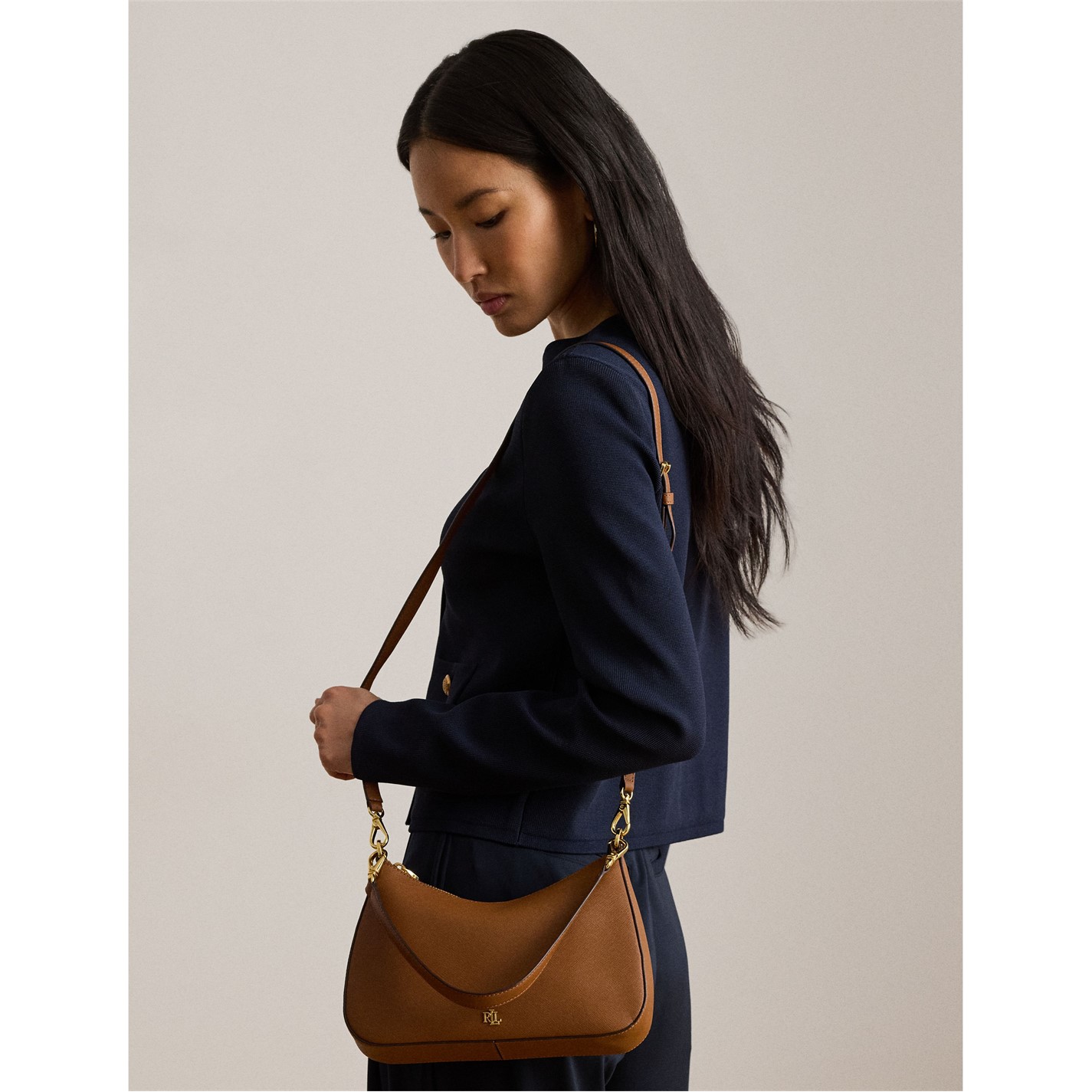 Lauren by Ralph Lauren | Women's Danni Leather Shoulder Bag