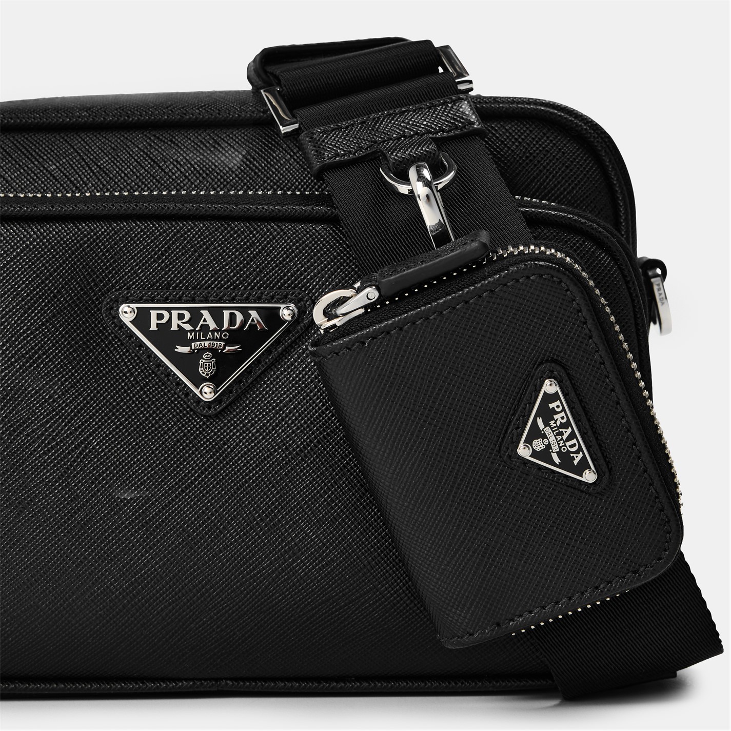 PRADA | Men's Cross Body Bags | Unisex | Black | Flannels Fashion