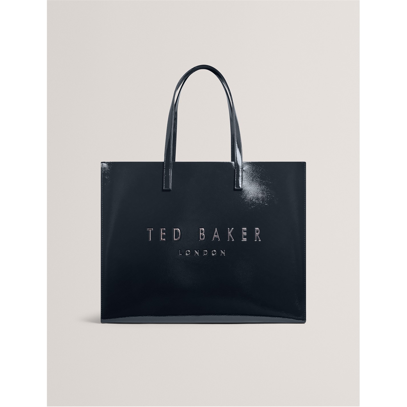 Ted Baker | Ted Baker XL Crinkle Icon Tote Bag | Women | Navy