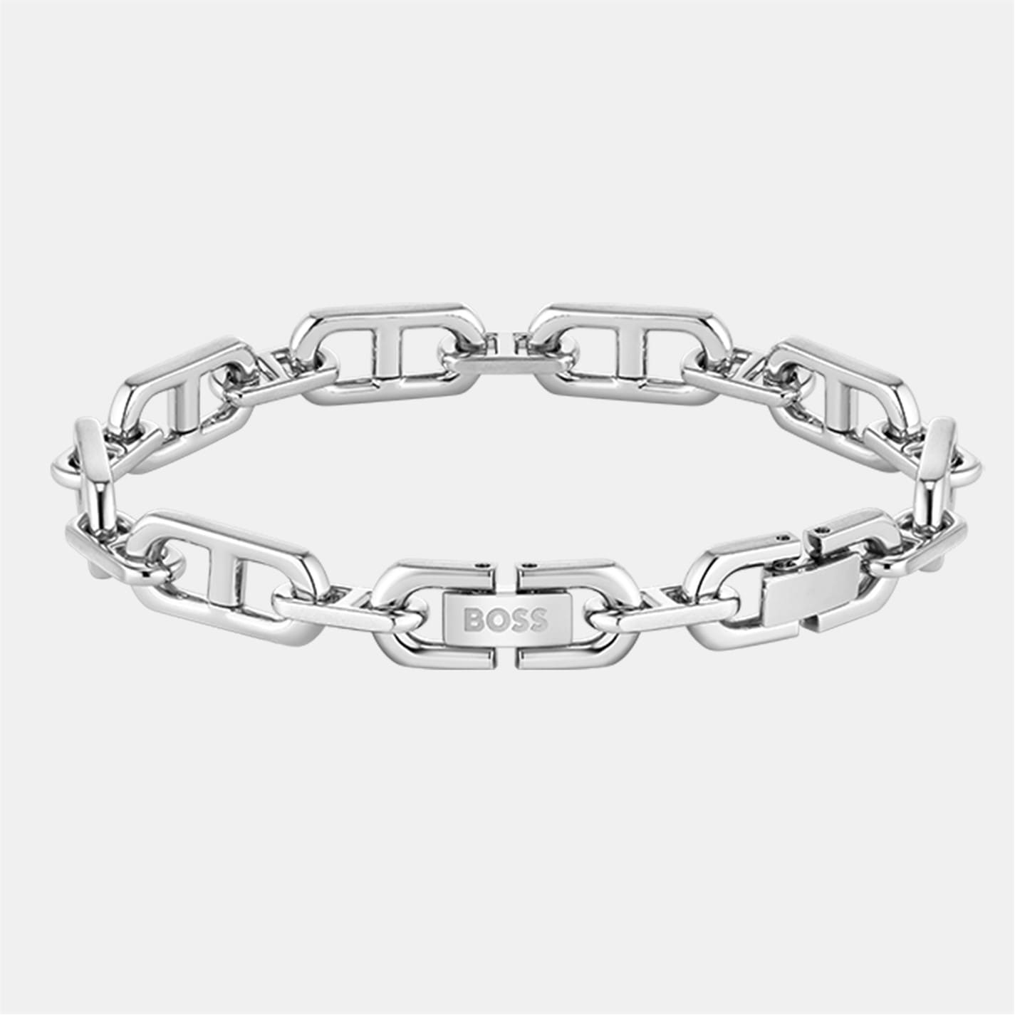 Boss | Gents BOSS Kode Chain Stainless Steel Bracelet | Unisex | Silver ...