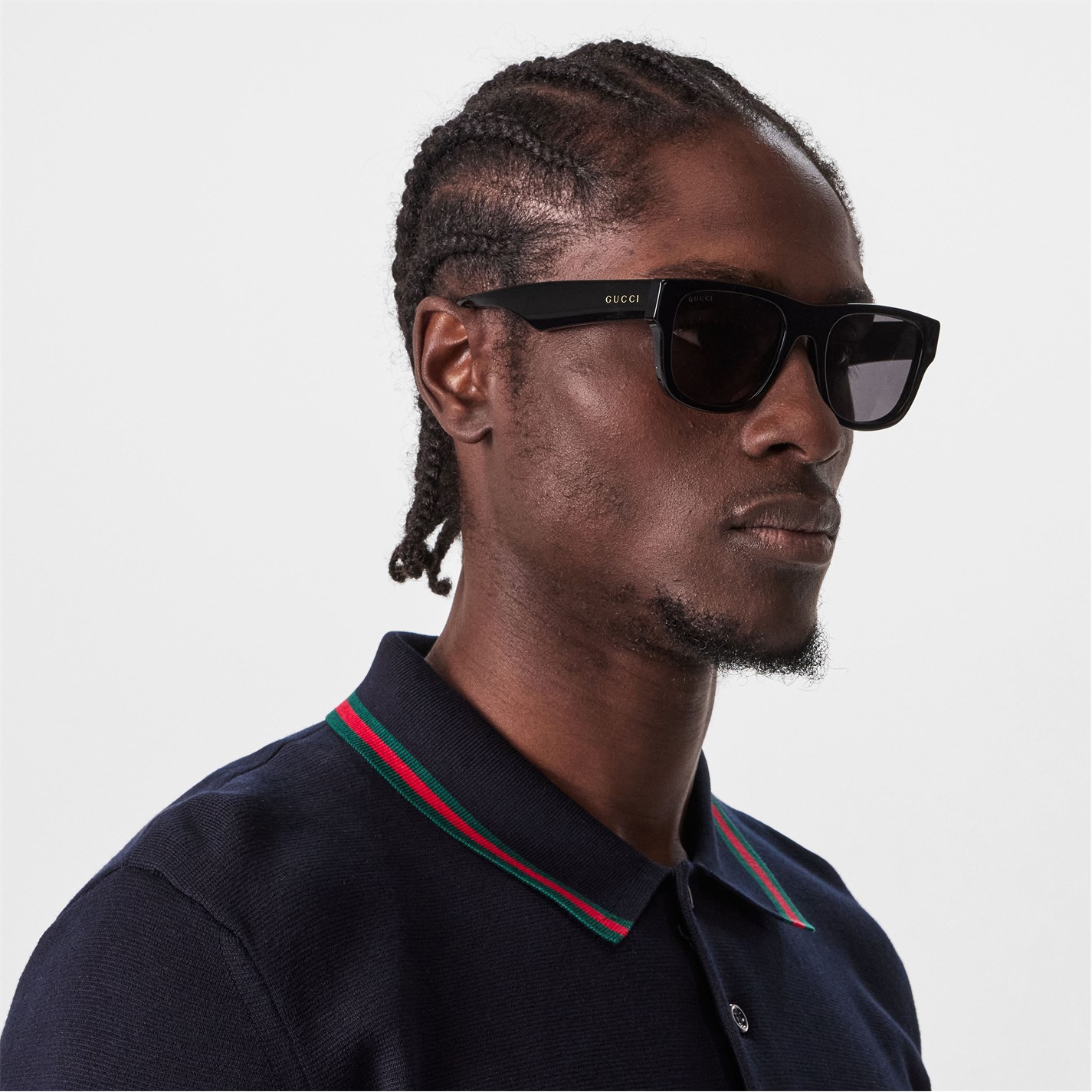 GUCCI | Wayfarer Sunglasses | Unisex | Black | Flannels display picture 1