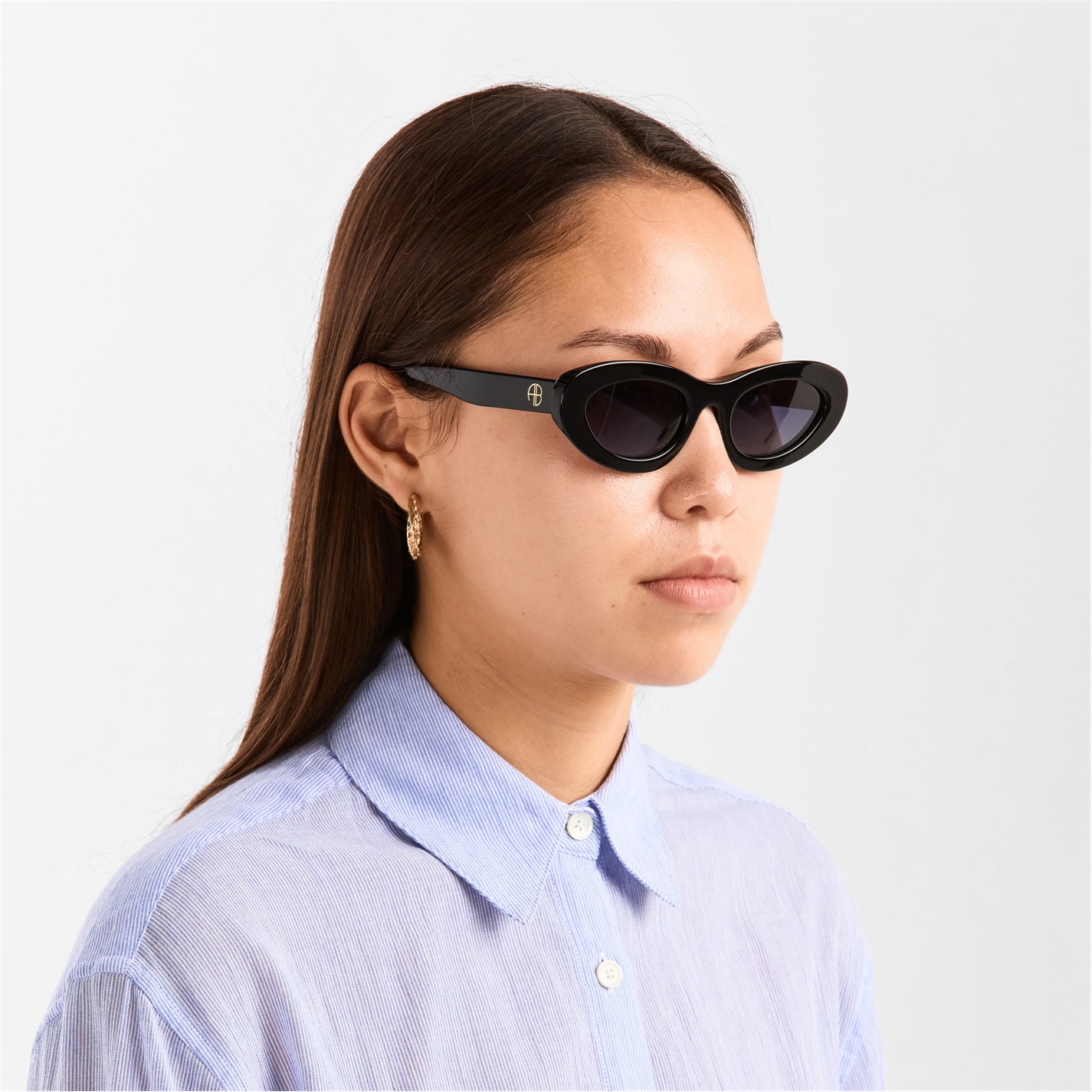 Anine Bing Roma Sunglasses Black Roma Anine Bing black sunglasses ? - Black sunglasses  main image 3
