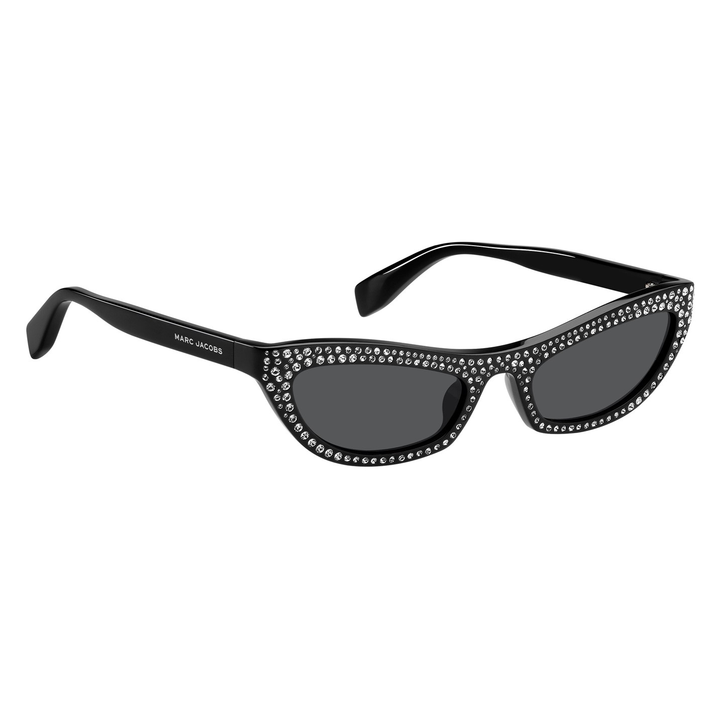 Black Marc Jacobs Round Cat-Eye Sunglasses Marc Jacobs Acetate Square Sunglasses | Neiman Marcus main image 3