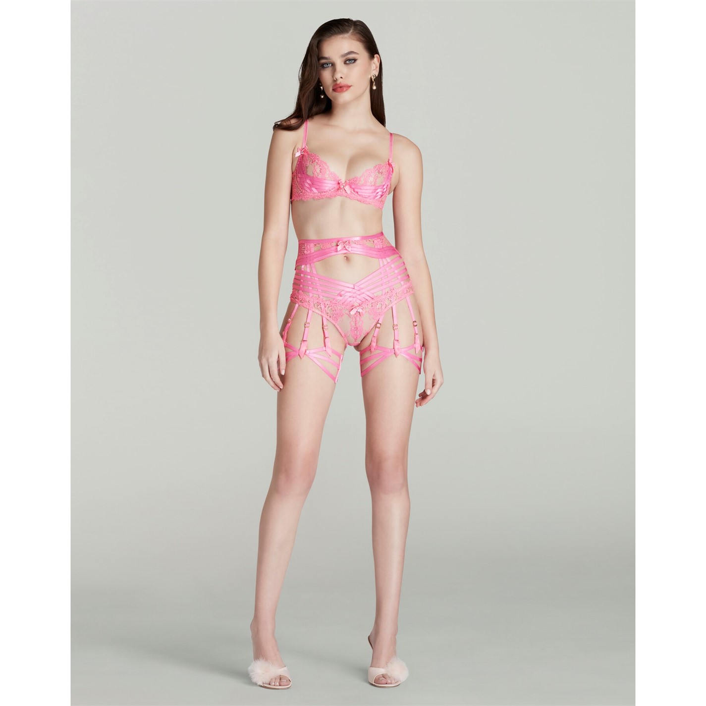 Ensemble Lingerie Agent Provocateur Dioni - Noir Et Or - Taille 34D/3 - Neuf Sans étiquettes