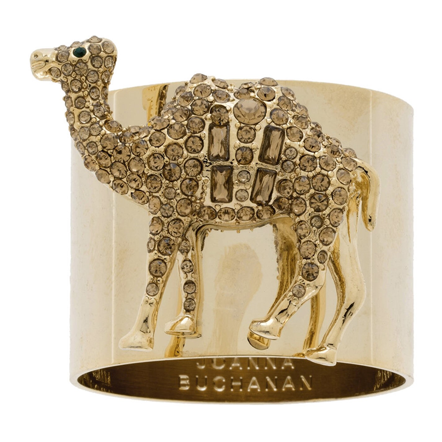 Joanna Buchanan | Camel Napkin Rings - Set of 2 - Gold/Topaz | Unisex ...
