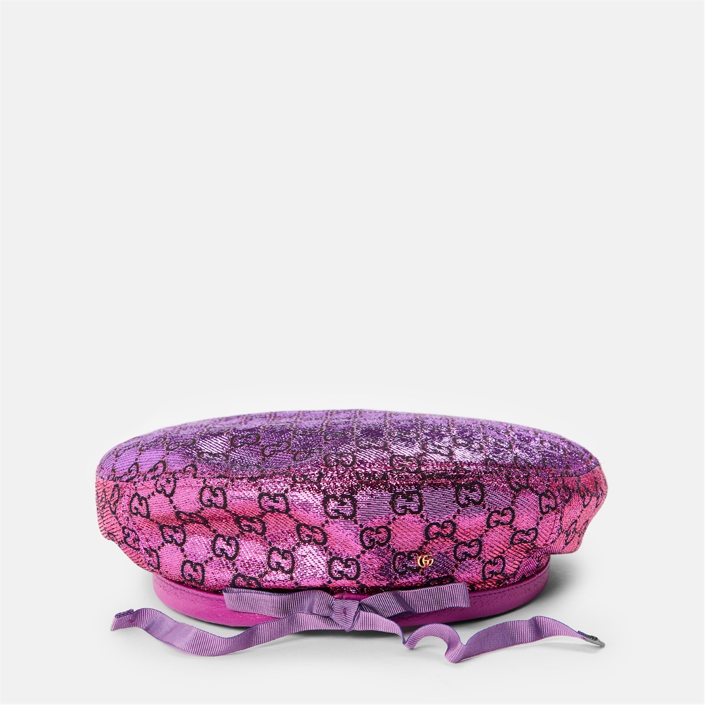 Gucci Purple and Pink Women\'s Beret Beret Gucci Pink size S International in Other - 47990714 main image 3