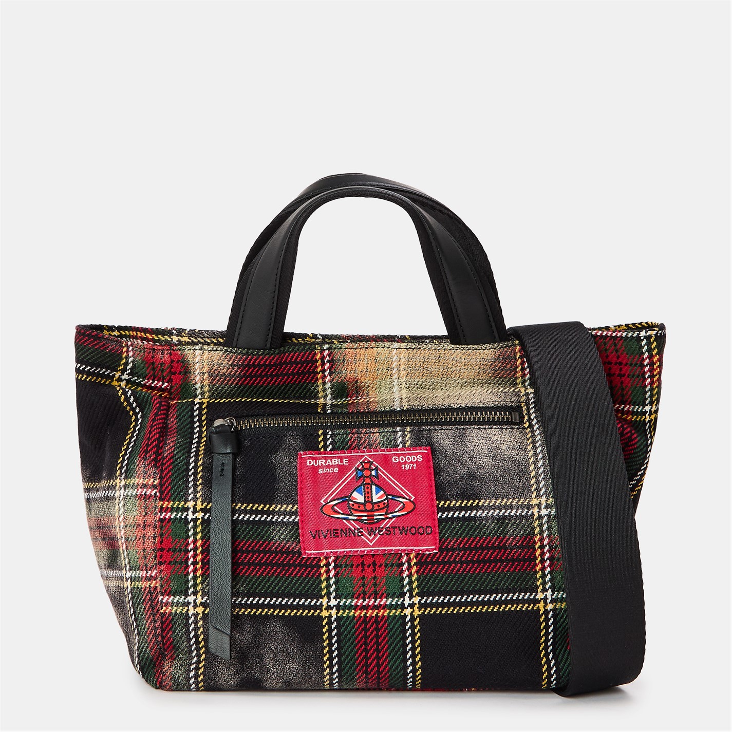 VIVIENNE WESTWOOD | Men's Small Tote Bag | Unisex | Tartan
