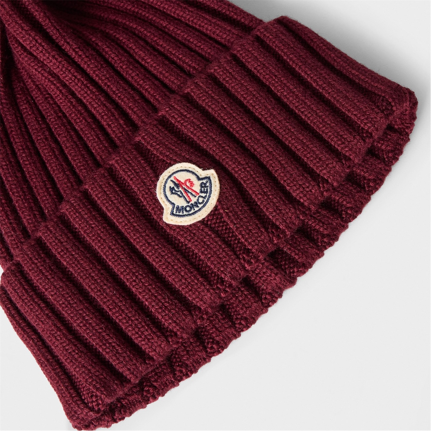 Moncler Deep Red Logo Cap Embroidered Logo Baseball Hat – Gorsuch main image 4