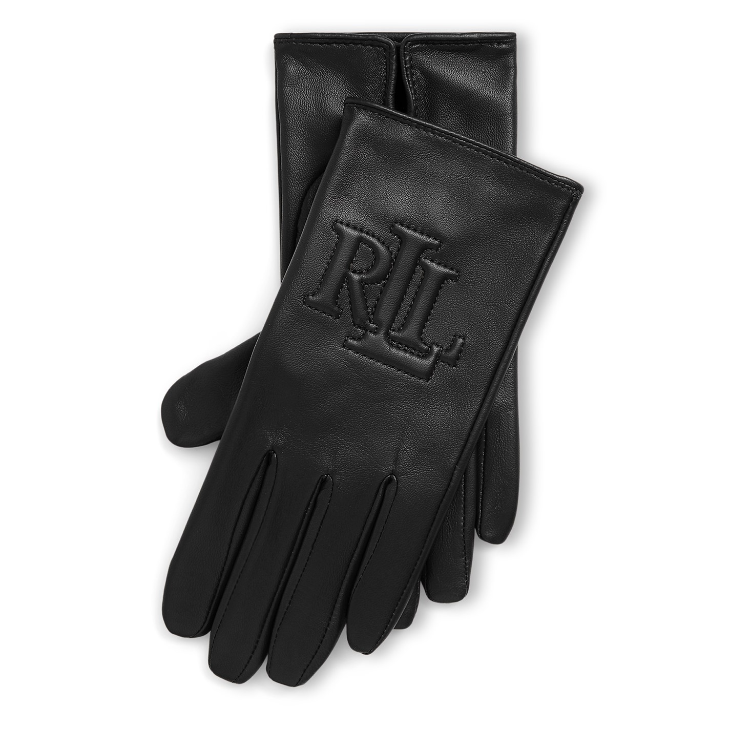 Lauren by Ralph Lauren | Logo-Embossed Gloves | Women | Leather Gloves |  Flannels Fashion Ireland