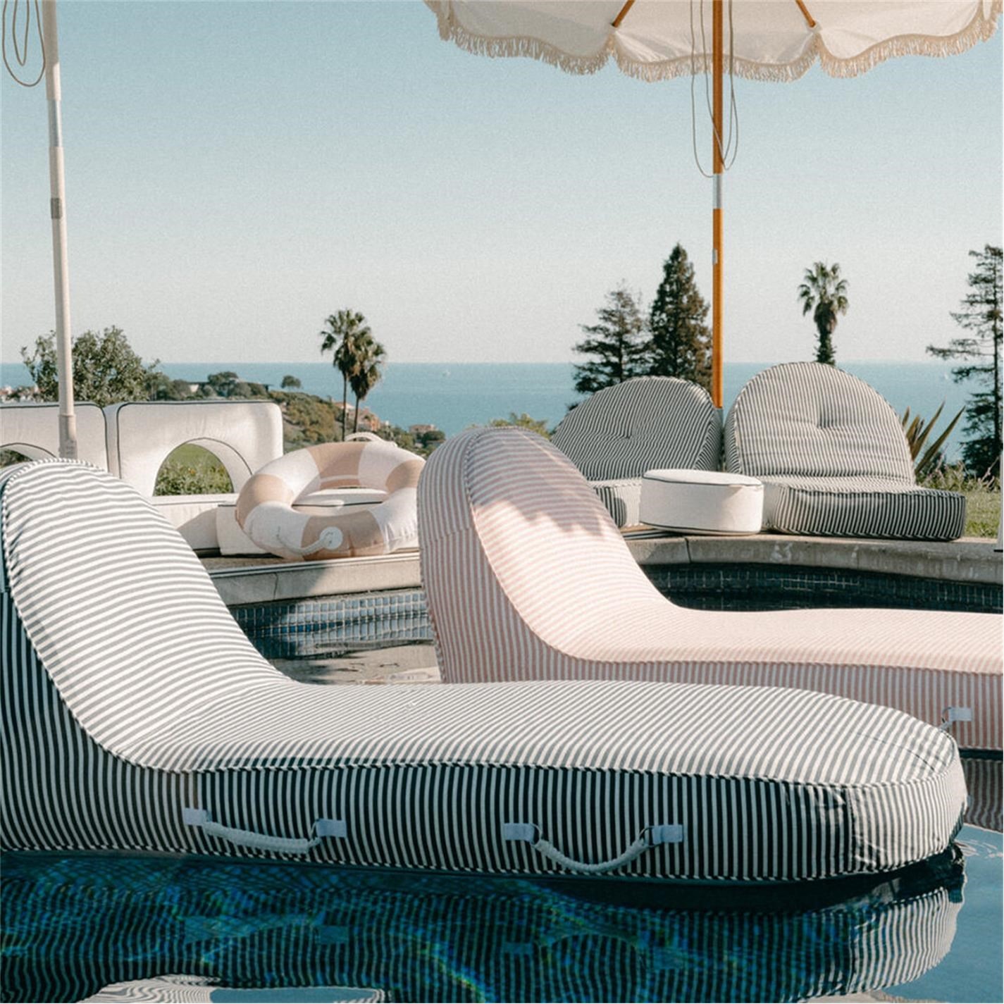Business and Pleasure Co Premium Inflatable Pool Lounger Unisex