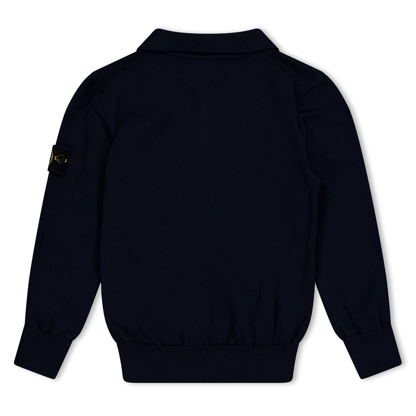 STONE ISLAND | Juniors Knit Polo Shirt | Unisex | Navy V0020 