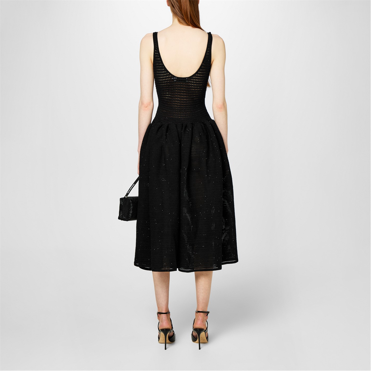 SELF PORTRAIT | Crochet Knit Midi Dress | Women | Black | Flannels Fashion Ireland SELF PORTRAIT | Crochet Knit Midi Dress | Women | Black | Flannels Fashion Ireland