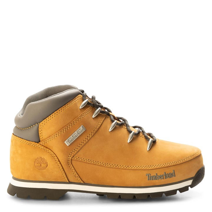Timberland Boys Brown Euro Sprint Mid Boots
