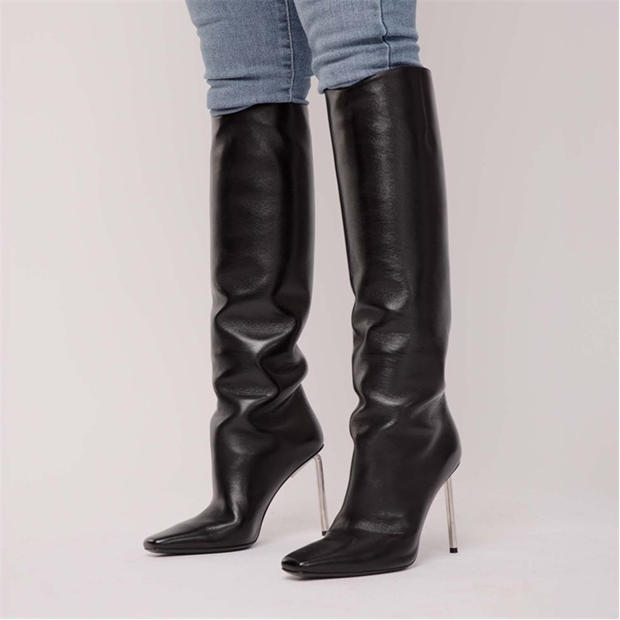 Off White Nappa High Allen Boots,Specials : American Fashion Style Bags On Sale