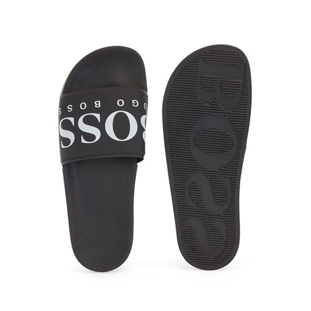 Boss Solar Logo Slide Sandals,All Products : American Fashion Style Bags On Sale