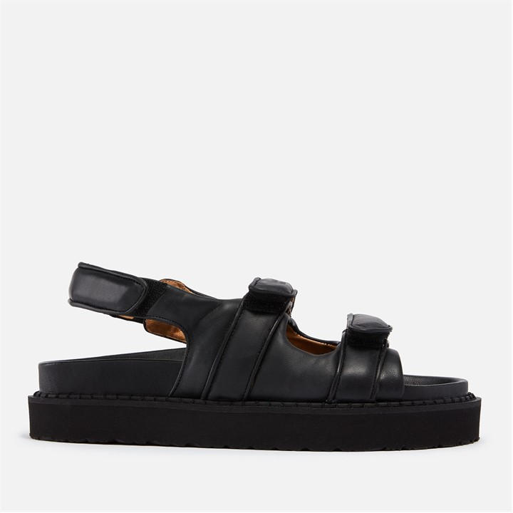 Isabel Marant Women's Black Madee Leather Sandals