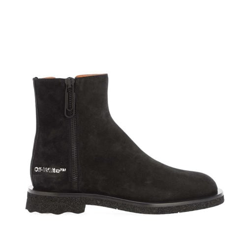 Off White - Suede Spongesole Ankle Boots