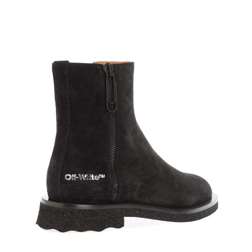 Off White - Suede Spongesole Ankle Boots